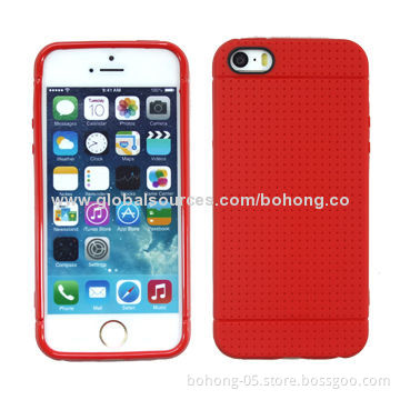 Dot Grain TPU Cases for iPhone 5s, Different Color Available, 500 Piece MOQ Each Color